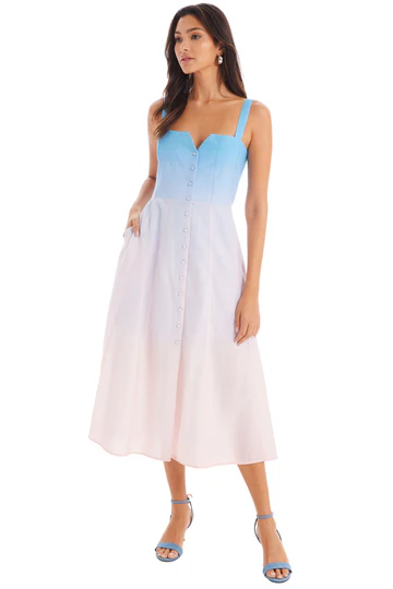 Bella Dress in dusk ombre by Allison