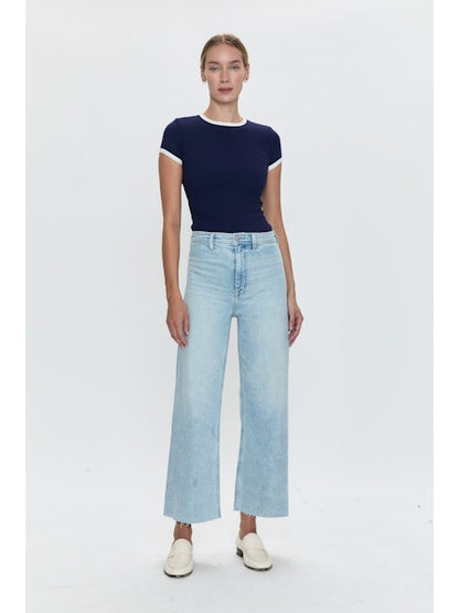 Penny High Rise Wide Leg Crop in collective by Pistola