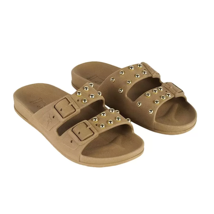 Florianopolis Sandals in camel by Cacatoes