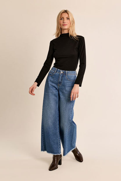 Turtleneck Sweater in black by Molly Bracken