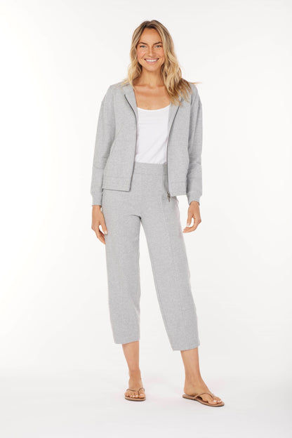 Lantern Ankle Length Pants in heather grey by Mododoc