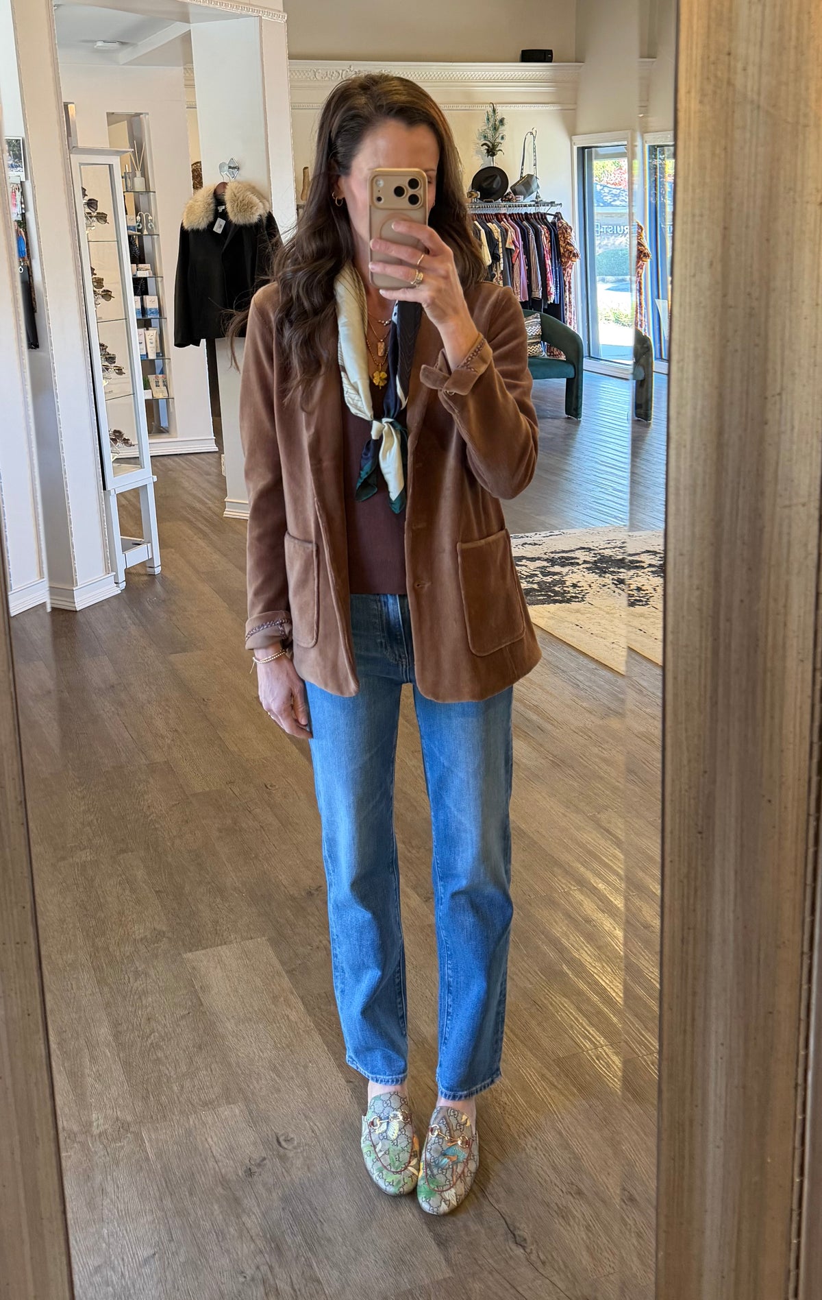 Tilda St Baby Cord Blazer in antique toffee by Lysse