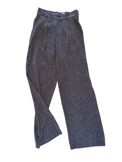 Animal Print Trousers in charcoal by Esqualo