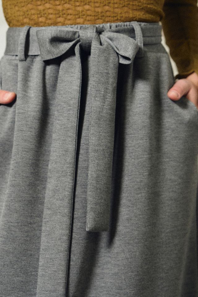 Midi Skirt in dark grey by Molly Bracken