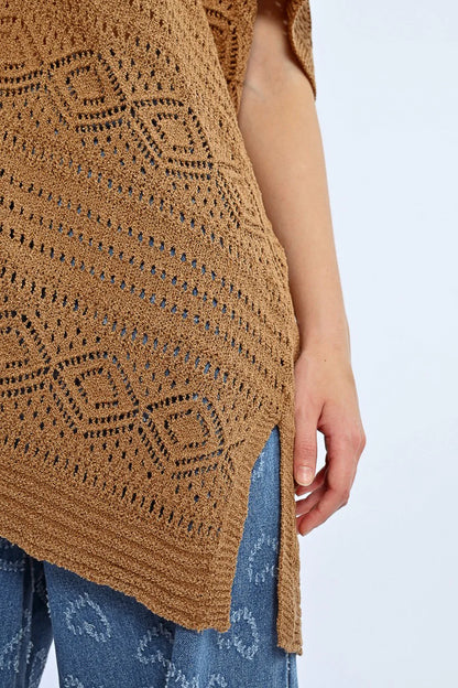 Lightweight Kimono in brown by Molly Bracken