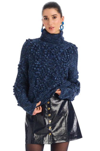 Daphne Sweater in midnight space dye by Allison