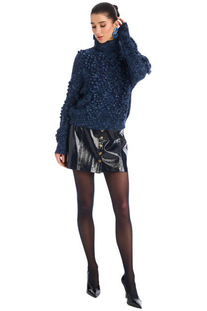 Daphne Sweater in midnight space dye by Allison