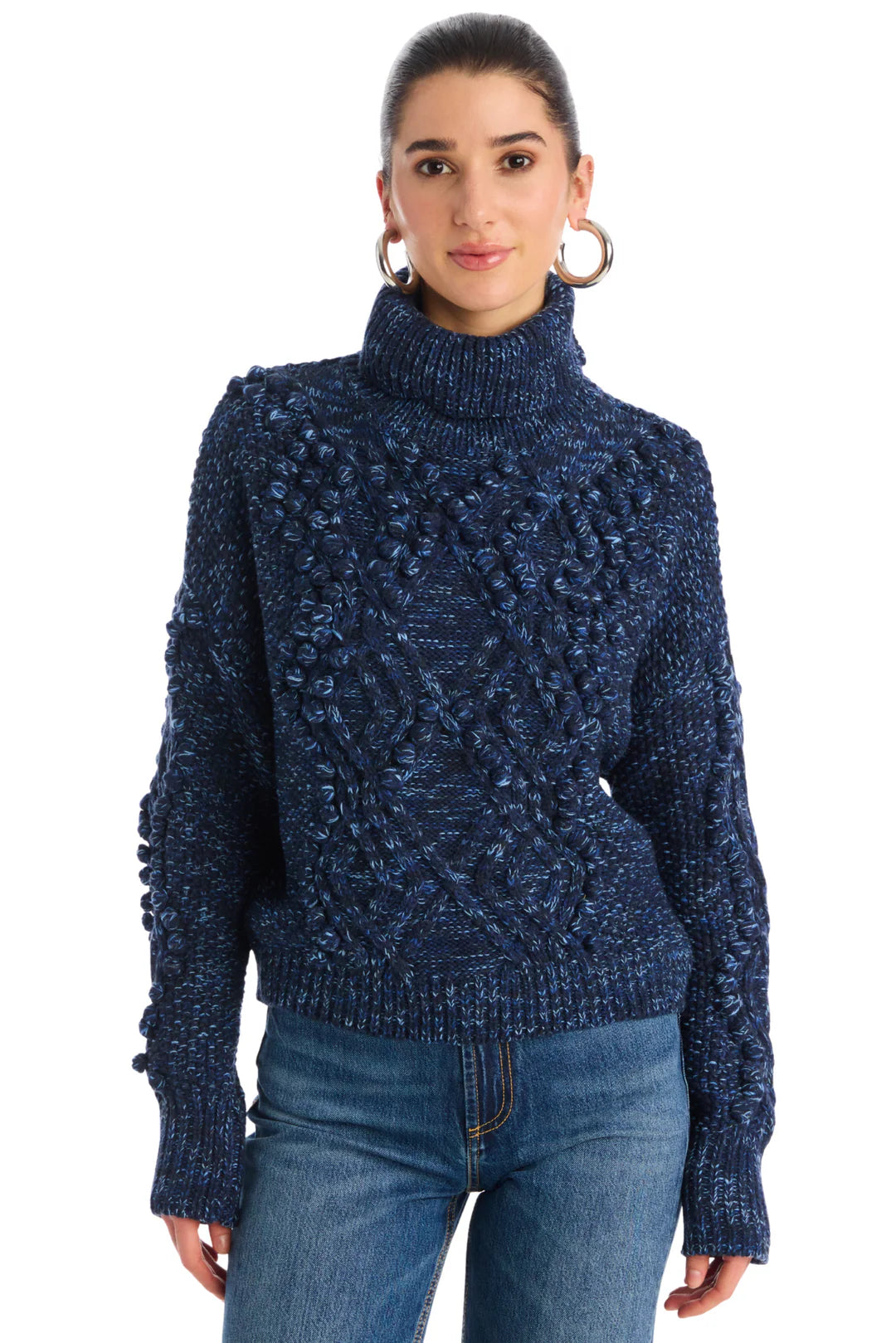 Daphne Sweater in midnight space dye by Allison