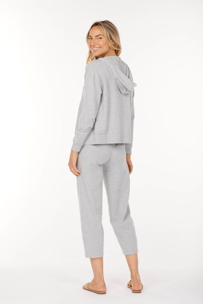Lantern Ankle Length Pants in heather grey by Mododoc