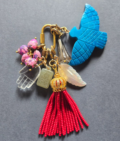 Assorted Individual Charms on Lobster Claws by Meredith Waterstraat