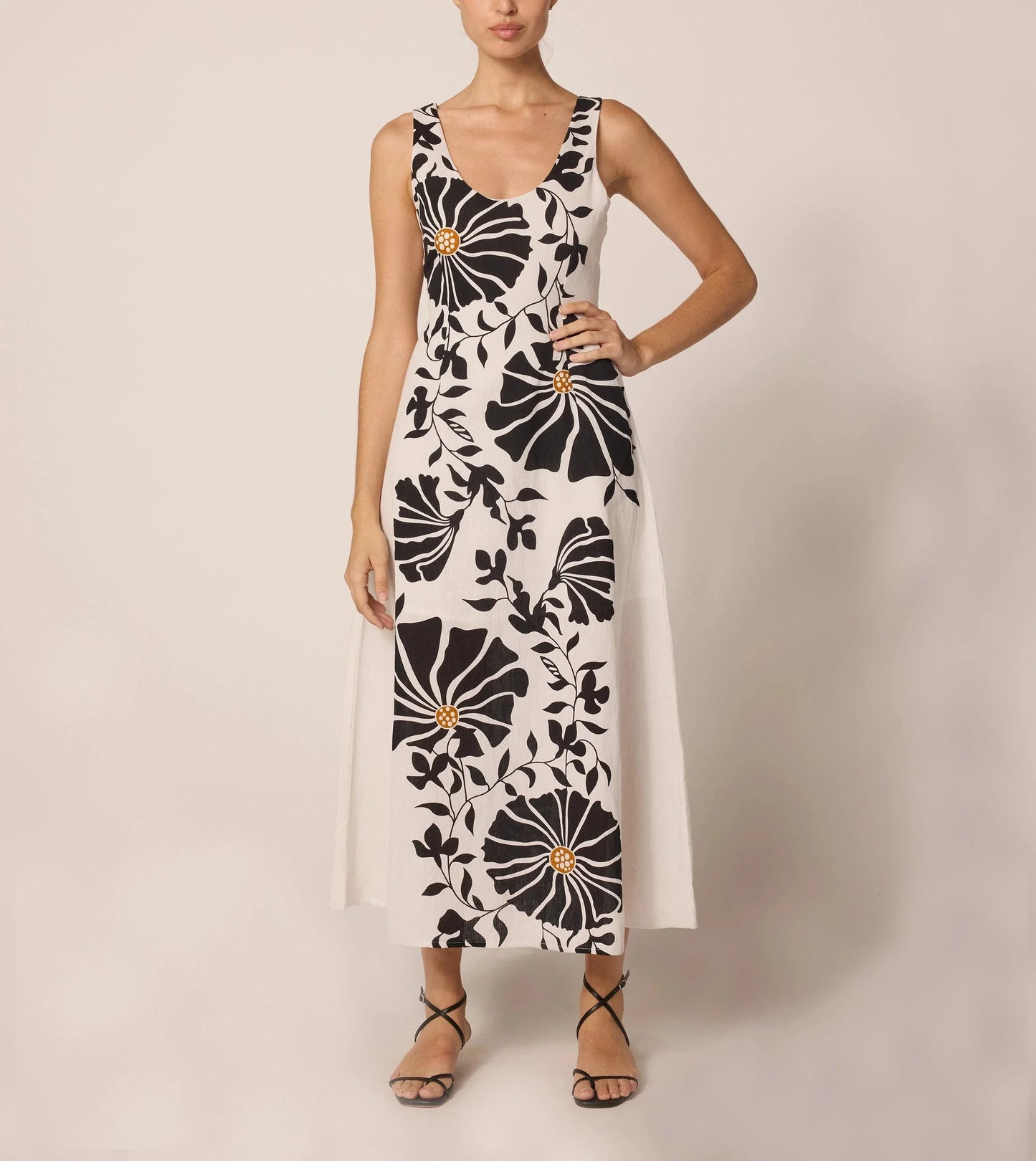 Rosalinda dress in Atropa Print by Cleobella
