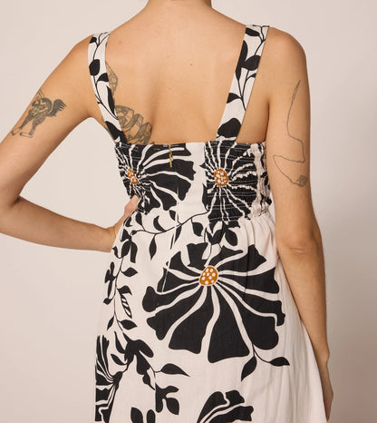 Rosalinda dress in Atropa Print by Cleobella
