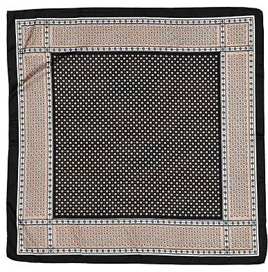 savvy | retail therapy printed black patterned womens neutral neckscarf 