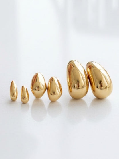Triple Threat Stud Earring Set in gold by Farrah B