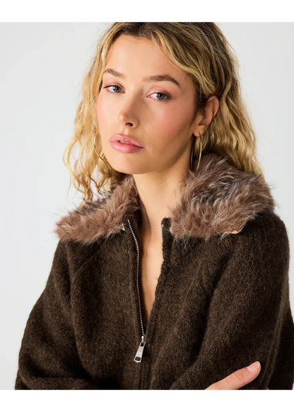 Odessa Sweater in dark espresso by Steve Madden