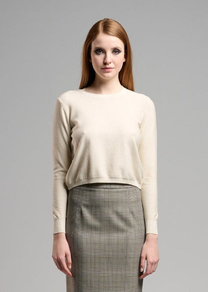 Sparkle Sweater in latte by B-YU