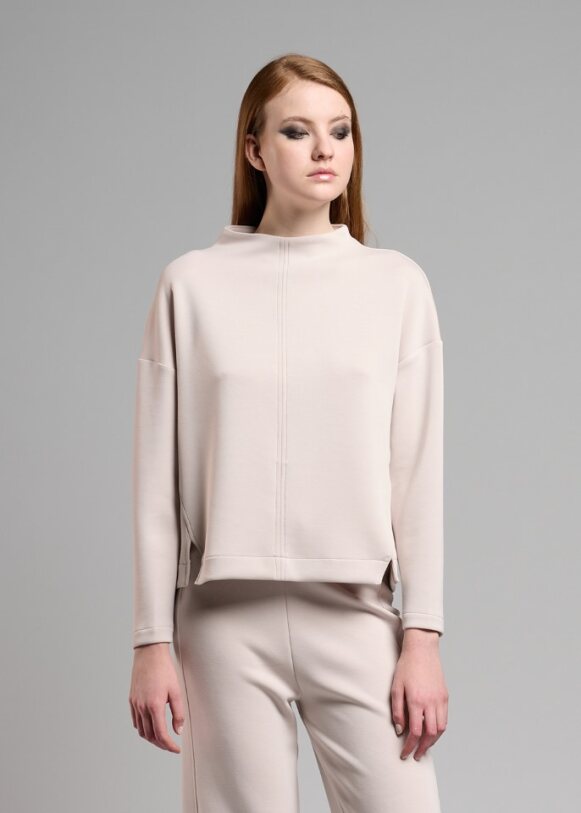 Scuba Pullover in dark brown by B-YU