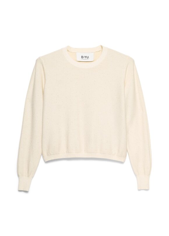 Sparkle Sweater in latte by B-YU