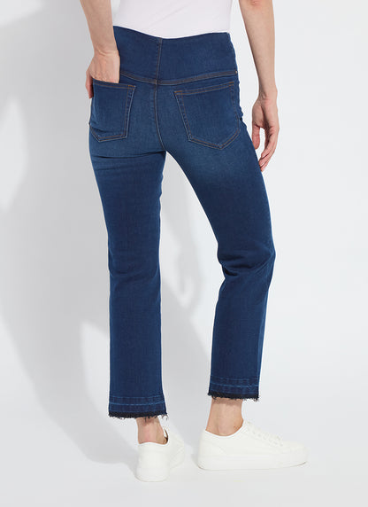 Ankle Baby Boot Premium Denim in indigo black by Lysse