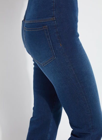 Ankle Baby Boot Premium Denim in indigo black by Lysse