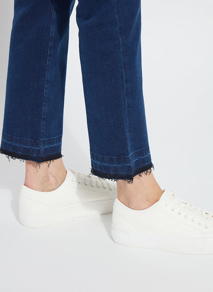 Ankle Baby Boot Premium Denim in indigo black by Lysse