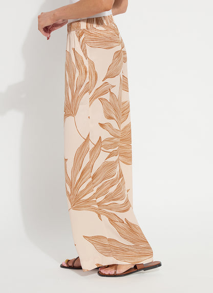 Nilza Pajama Wide Leg Pant in sol de sal by Lysse