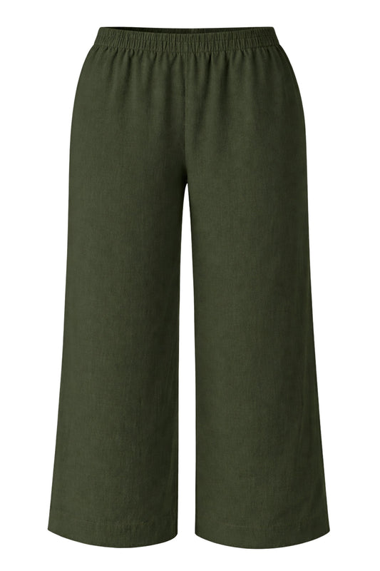 Paris Wide Leg Pant in rosemary shadow by Another Love
