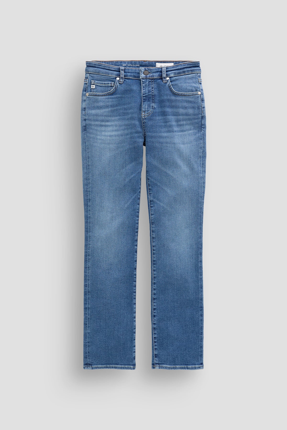 Mari Mid Rise Slim Straight Jean in bass by AG