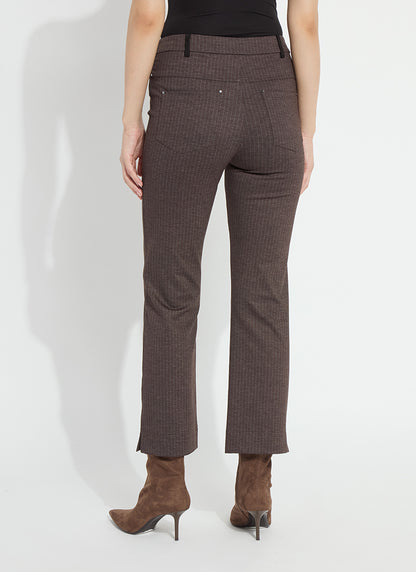 Baby Boot Ankle Pant in hairline stripe by Lysse