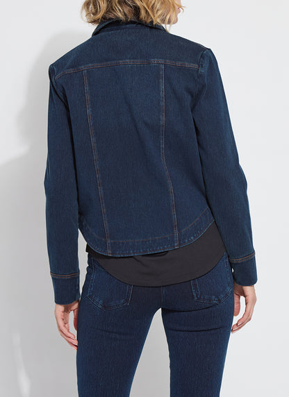 Classic Denim Jacket in indigo by Lysse