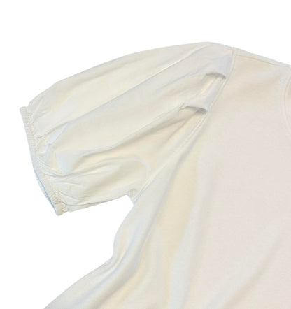 Cate Jude Rib Top in vintage white by Dylan