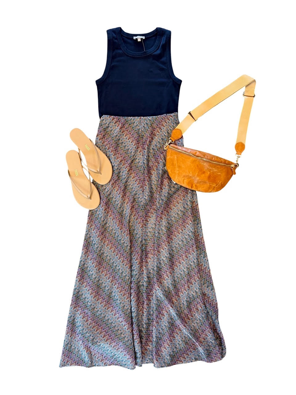 Olive Skirt in rainbow by Allison
