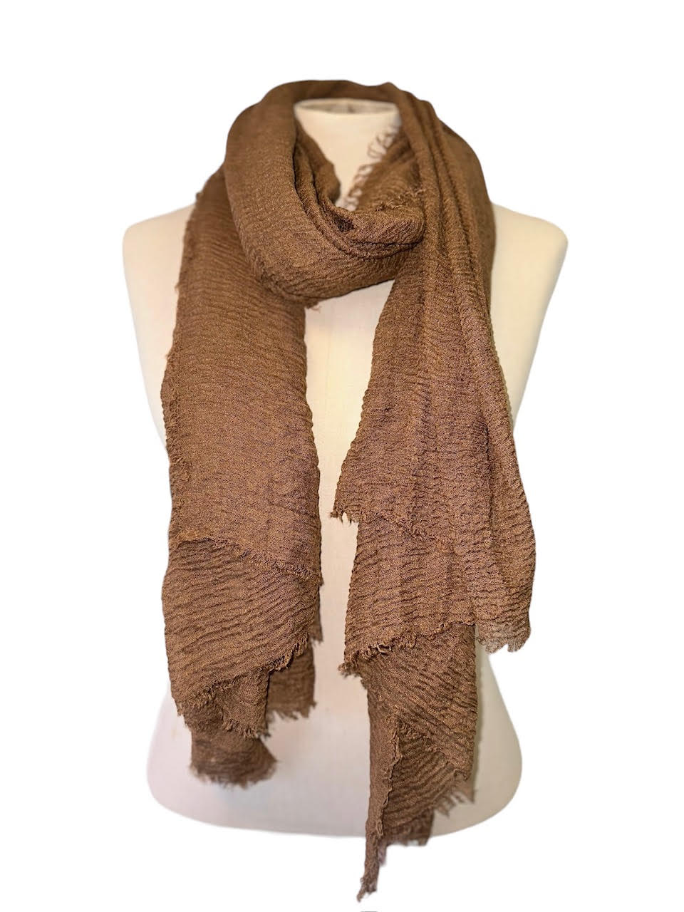 Wrap/Scarf in coffee by Market Co
