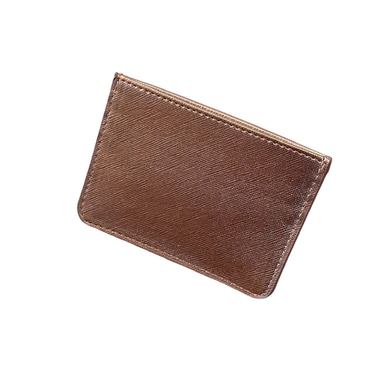 Skinny Credit Card Holder in rose gold