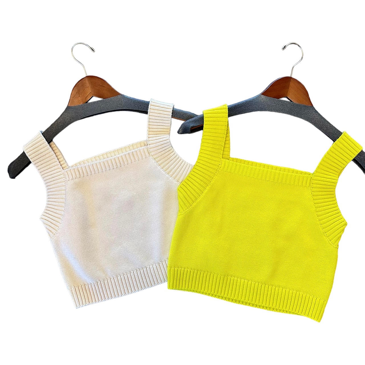 Sweater Tank in lemon lime by Lilla P