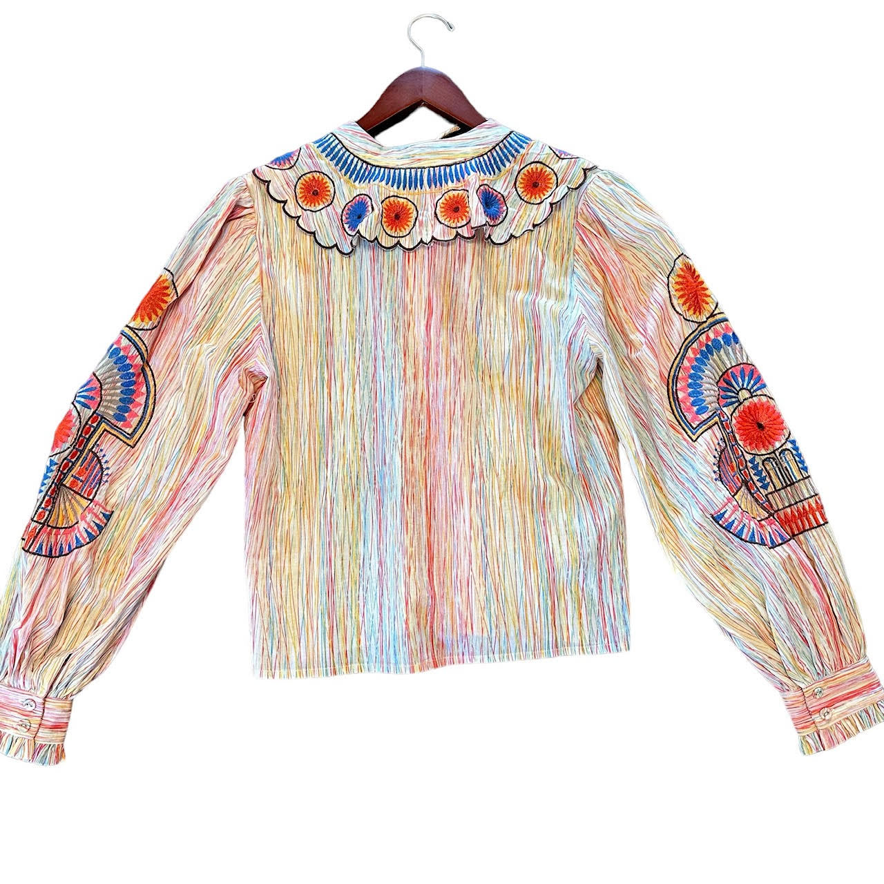 Saaiqa Embroidered Blouse in multi by Conditions Apply