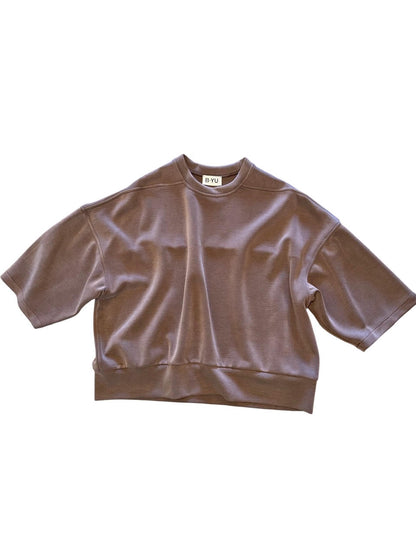 Scuba Top in brown by B-YU