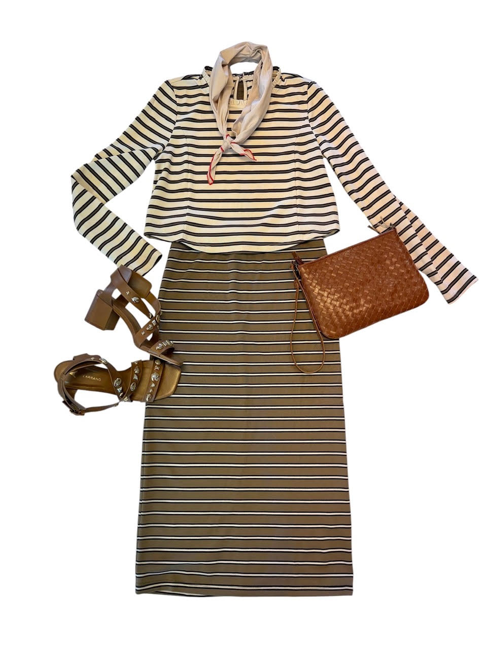 Amala Skirt in military olive by dRA
