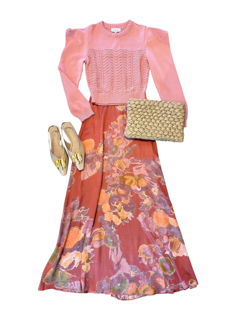 Ellis Maxi Skirt in sylvaine print by Cleobella