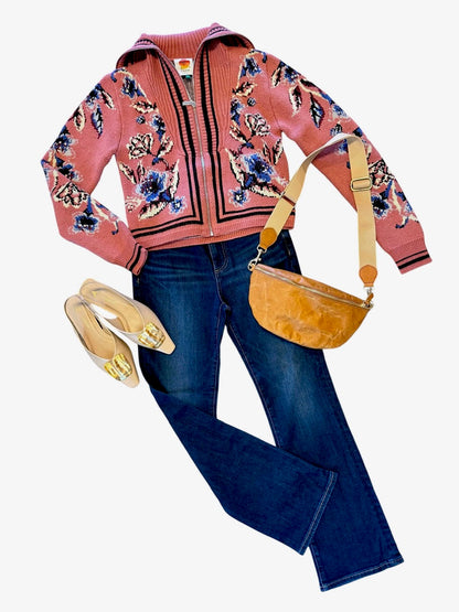 Lennon High Rise Crop Boot in starstruck by Pistola