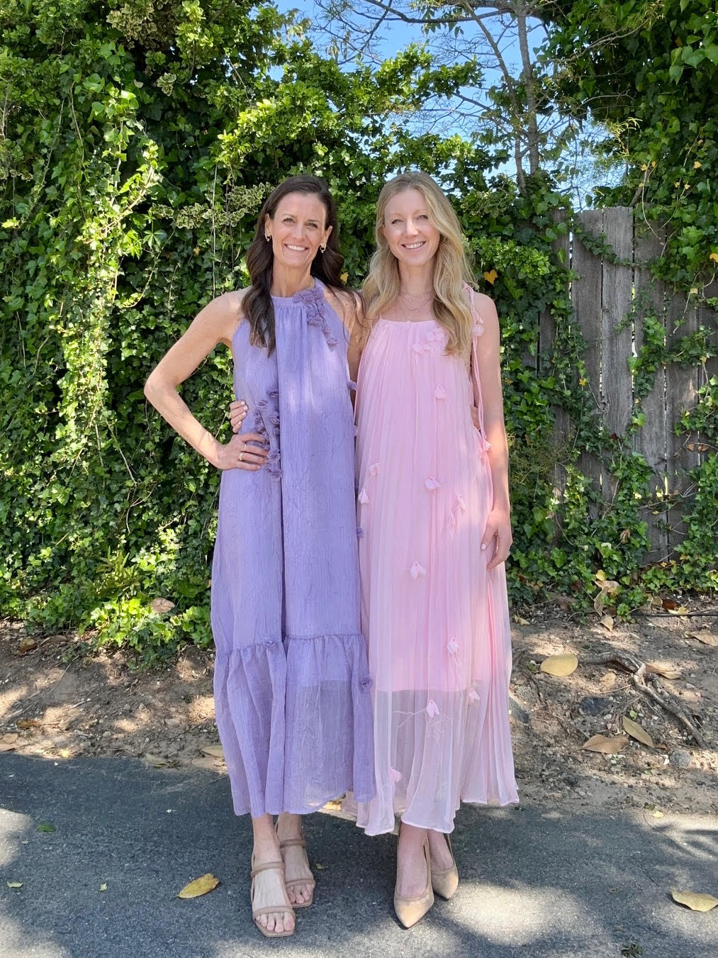 3D Flowers Dress in lavender by Zero Degrees Celsius