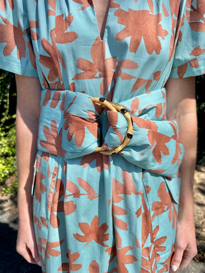 Gretchen Maxi Dress in foliage frenzy by Holly Shae