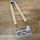 Adjustable Printed Strap in beige