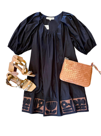 Judy Mini Dress in black by Grace and Bardot