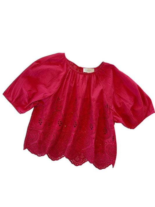 Cerese Top in red bud by Cleobella