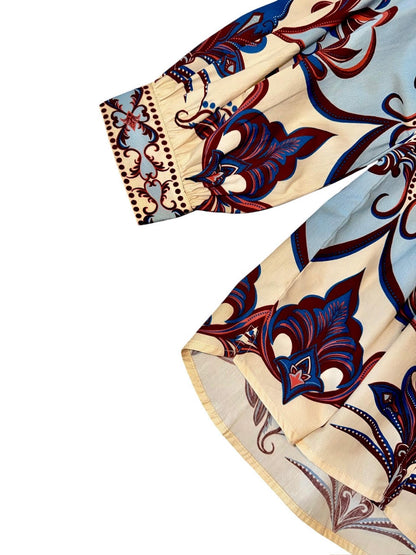 Elsa Printed Top in arabesque by Maude Vivante