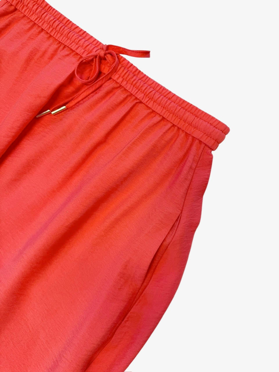Slub Maxi Skirt in chili red by Esqualo