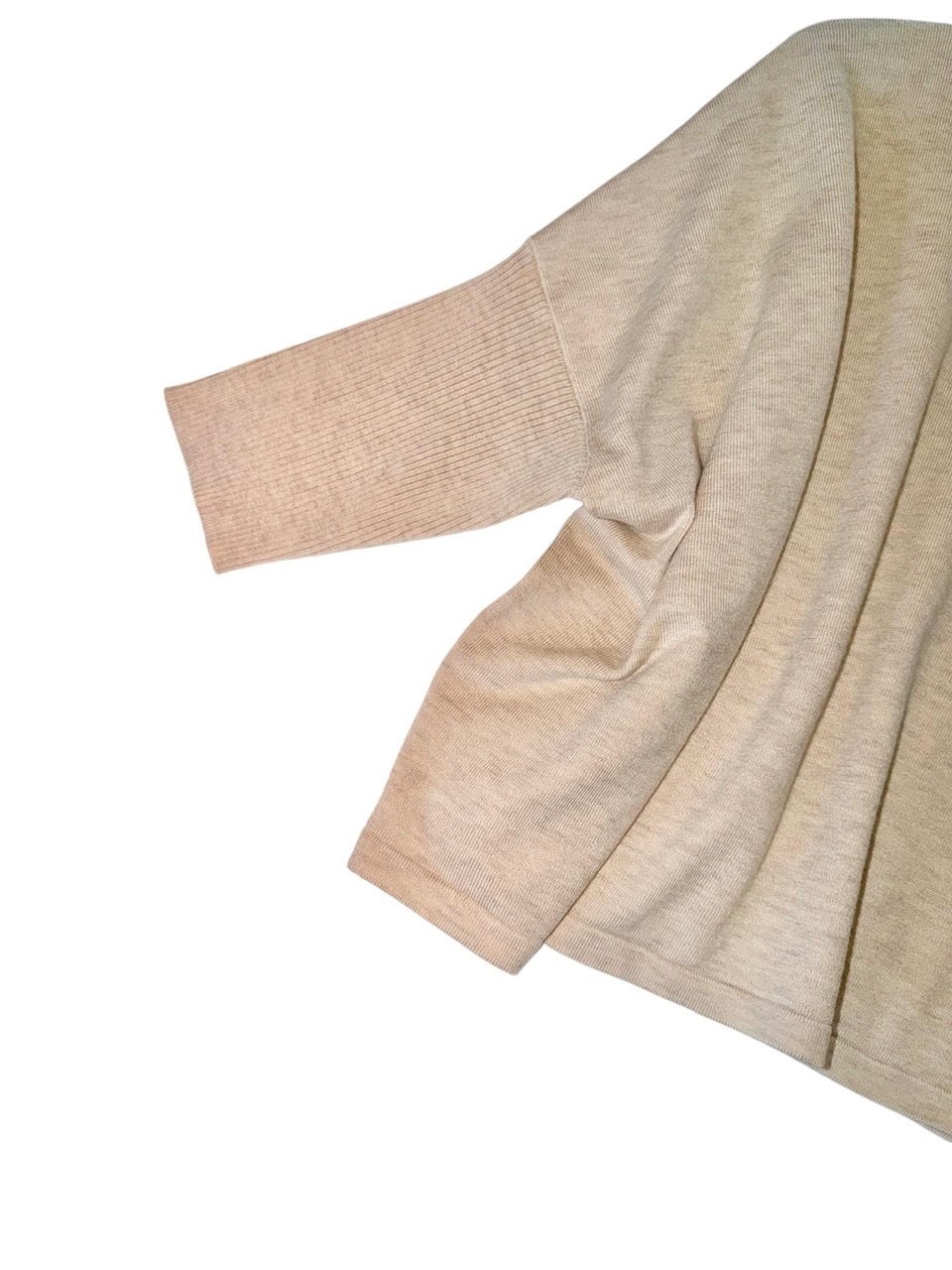 Aja Ortho Solid Sweater in ecru by Kerisma