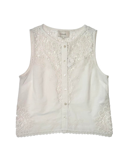 Eileen Top in ivory by Cleobella