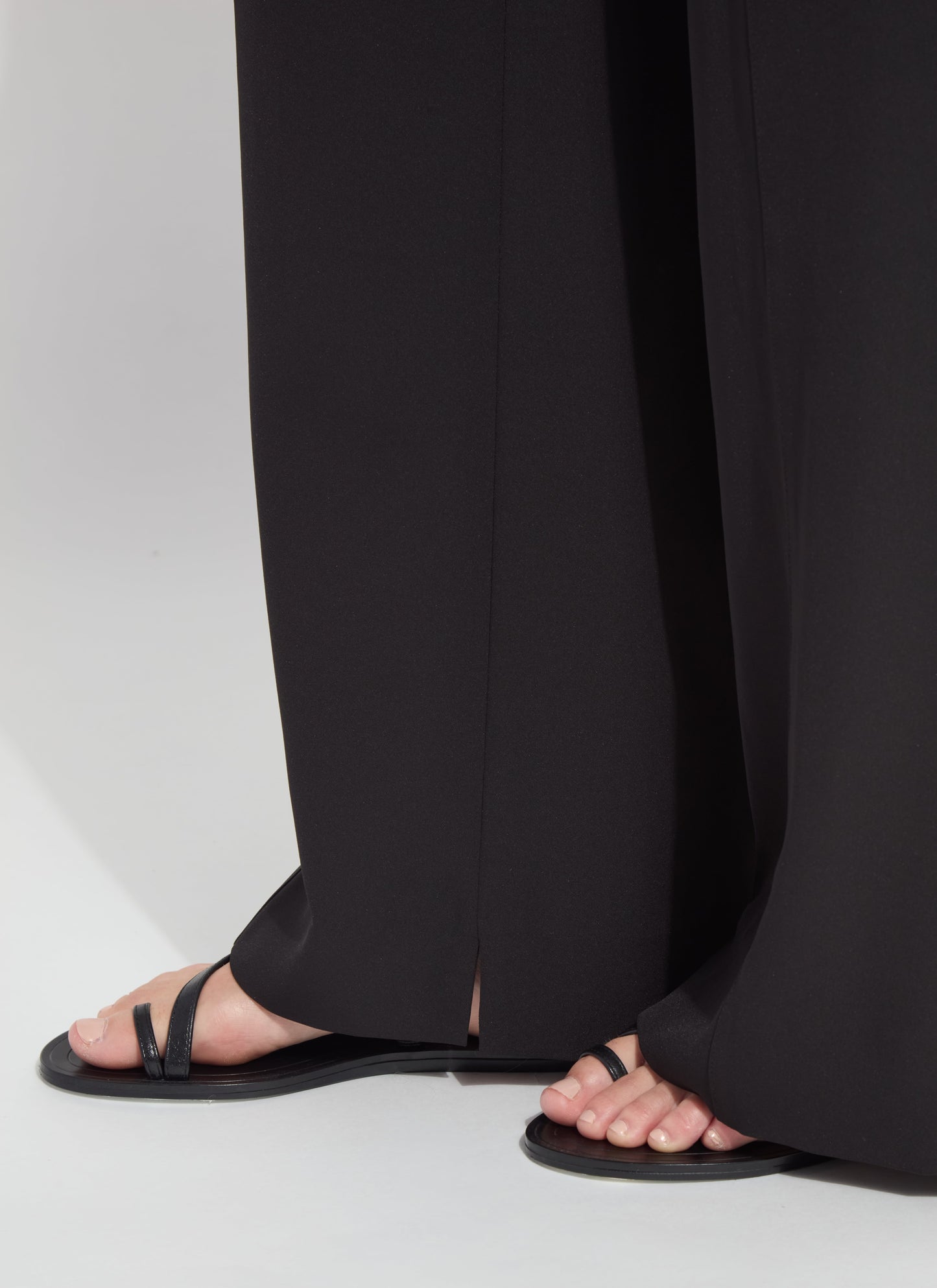 Ellison Elastic Waistband Trouser in black by Lysse